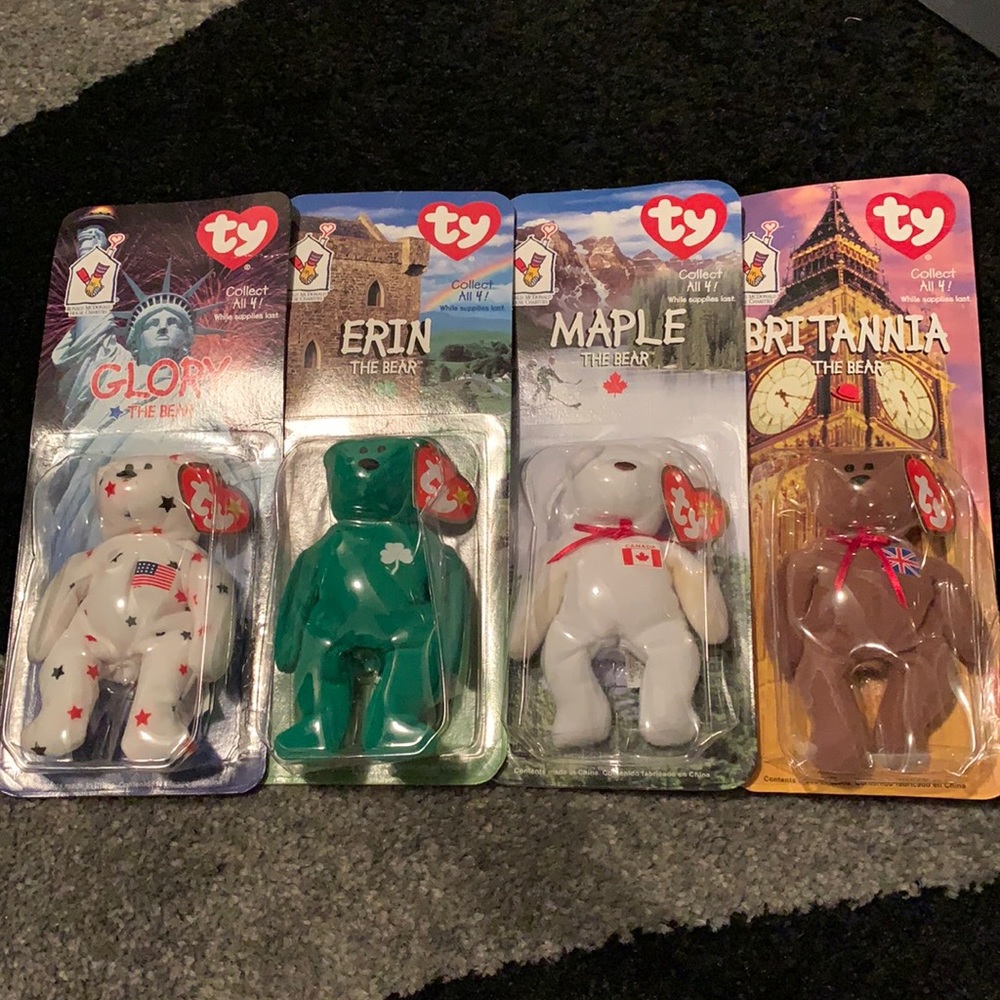 Very RARE set of Ty Beanie Babies McDonalds 1999